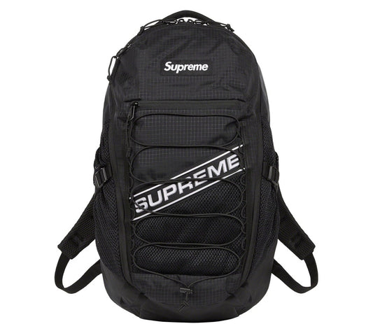 Supreme Logo Backpack Black