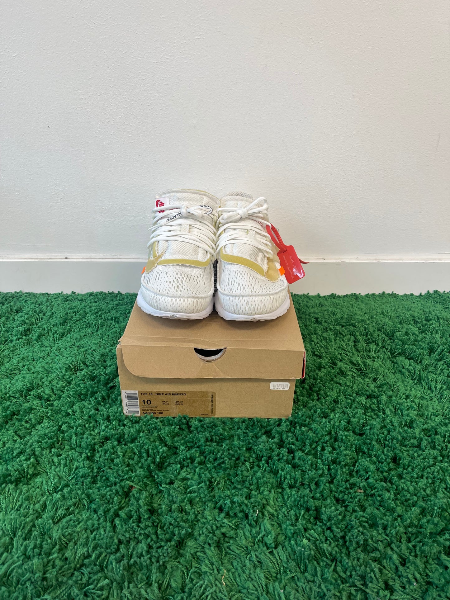 Used Nike Air Presto Off-White White