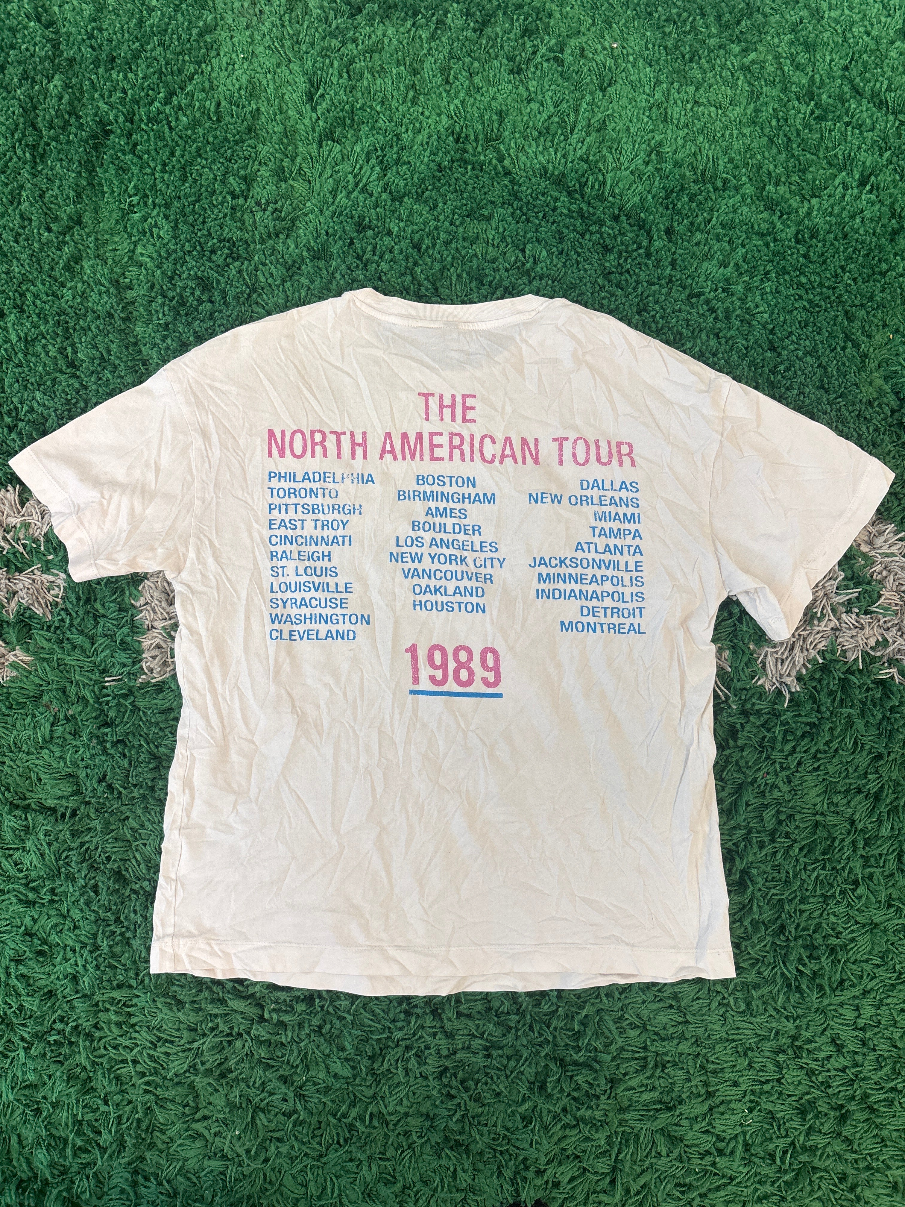 Vintage Rolling Stones Steel Wheels Tour ‘89 Tee White