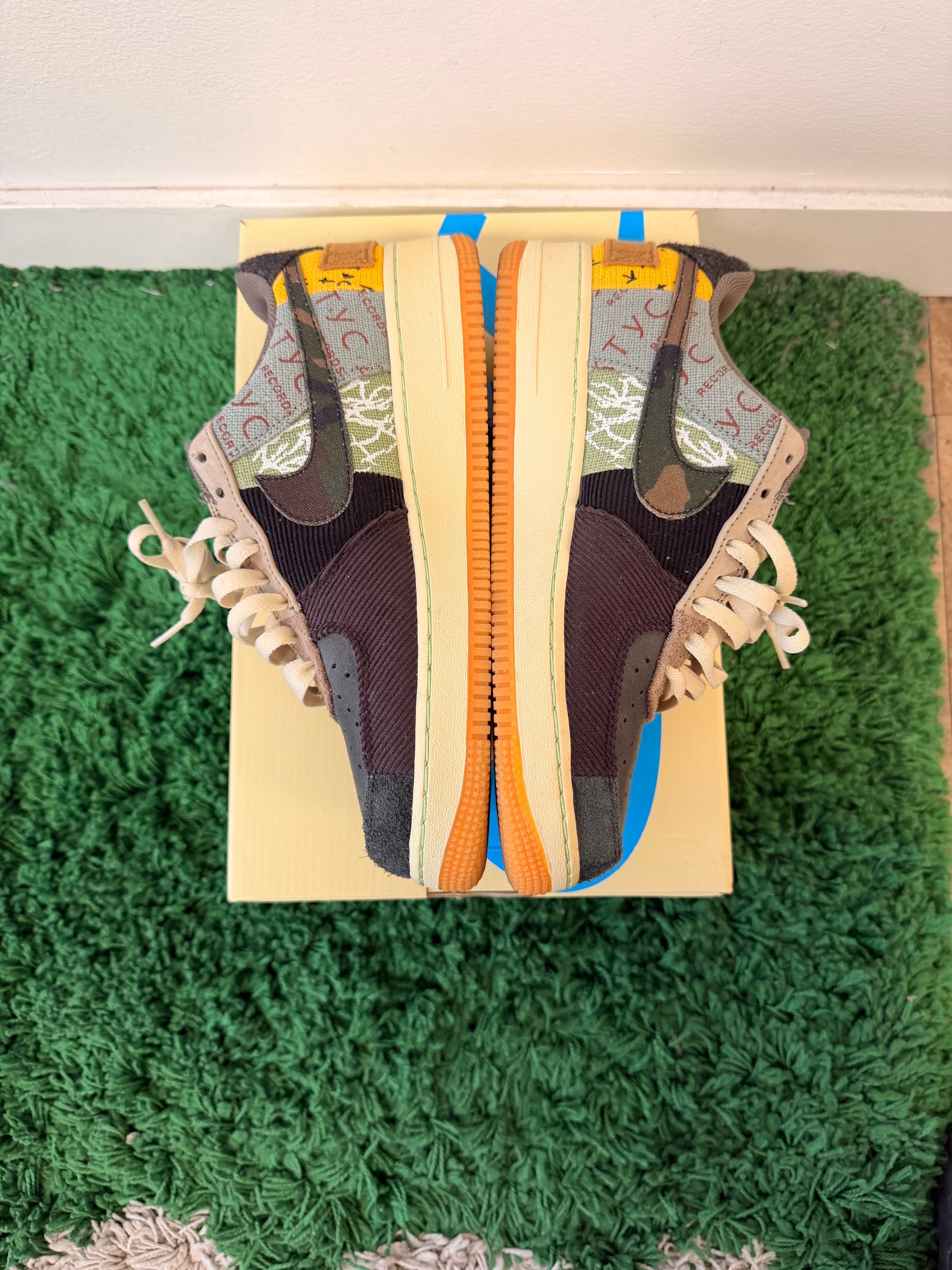 Used Nike Air Force 1 Travis Scott Cactus Jack (Men’s)