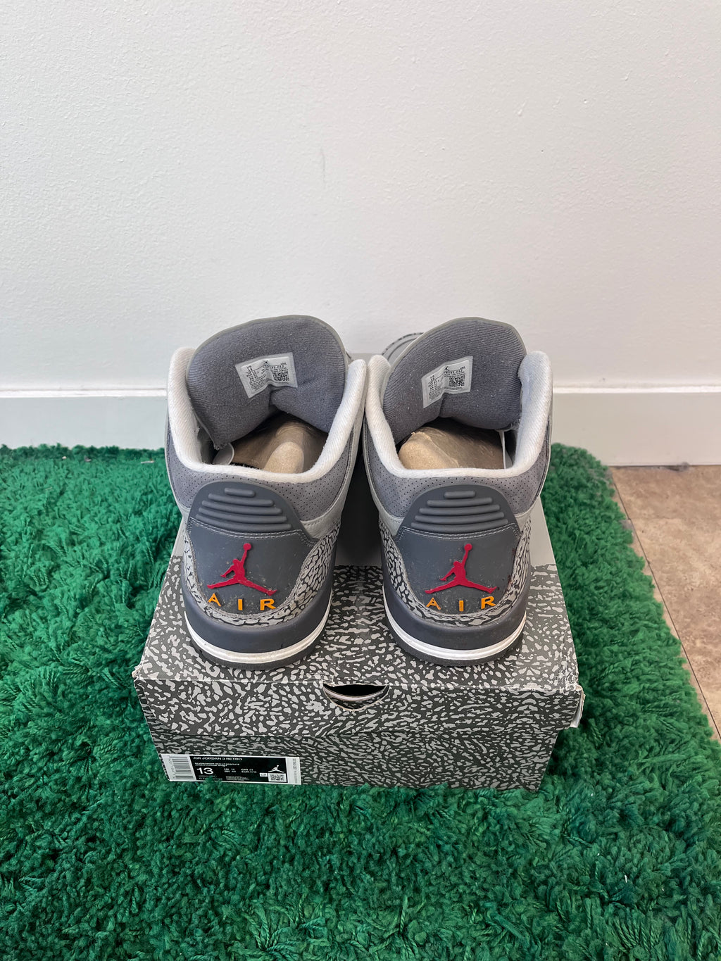 Used Jordan 3 Cool Grey Retro (MENS)