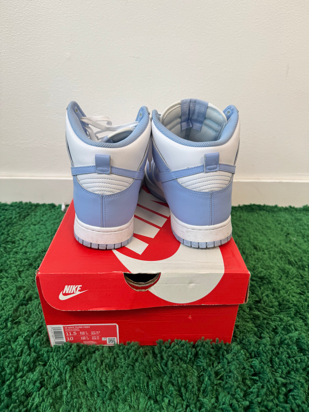 Used Nike Dunk High Aluminum (Woman’s)