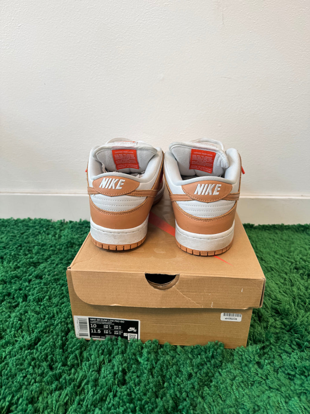 Used Nike SB Dunk Low Pro ISO Light Cognac (Men’s)