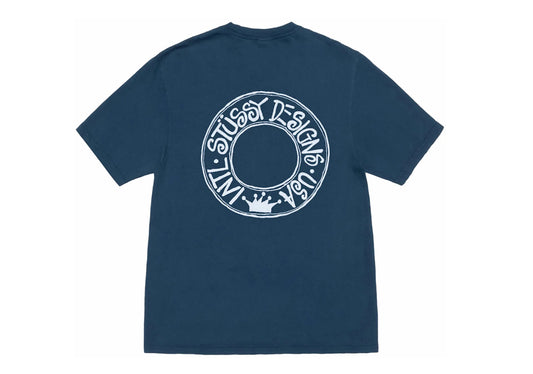 Stussy Buana Pigment Dyed Tee Navy