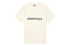 Fear Of God Essentials Boxy T-Shirt Applique Logo Buttercream