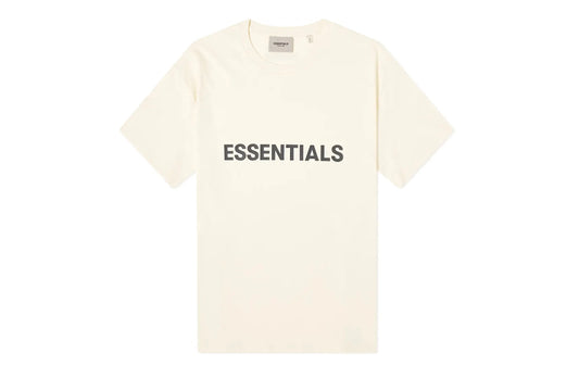 Fear Of God Essentials Boxy T-Shirt Applique Logo Buttercream