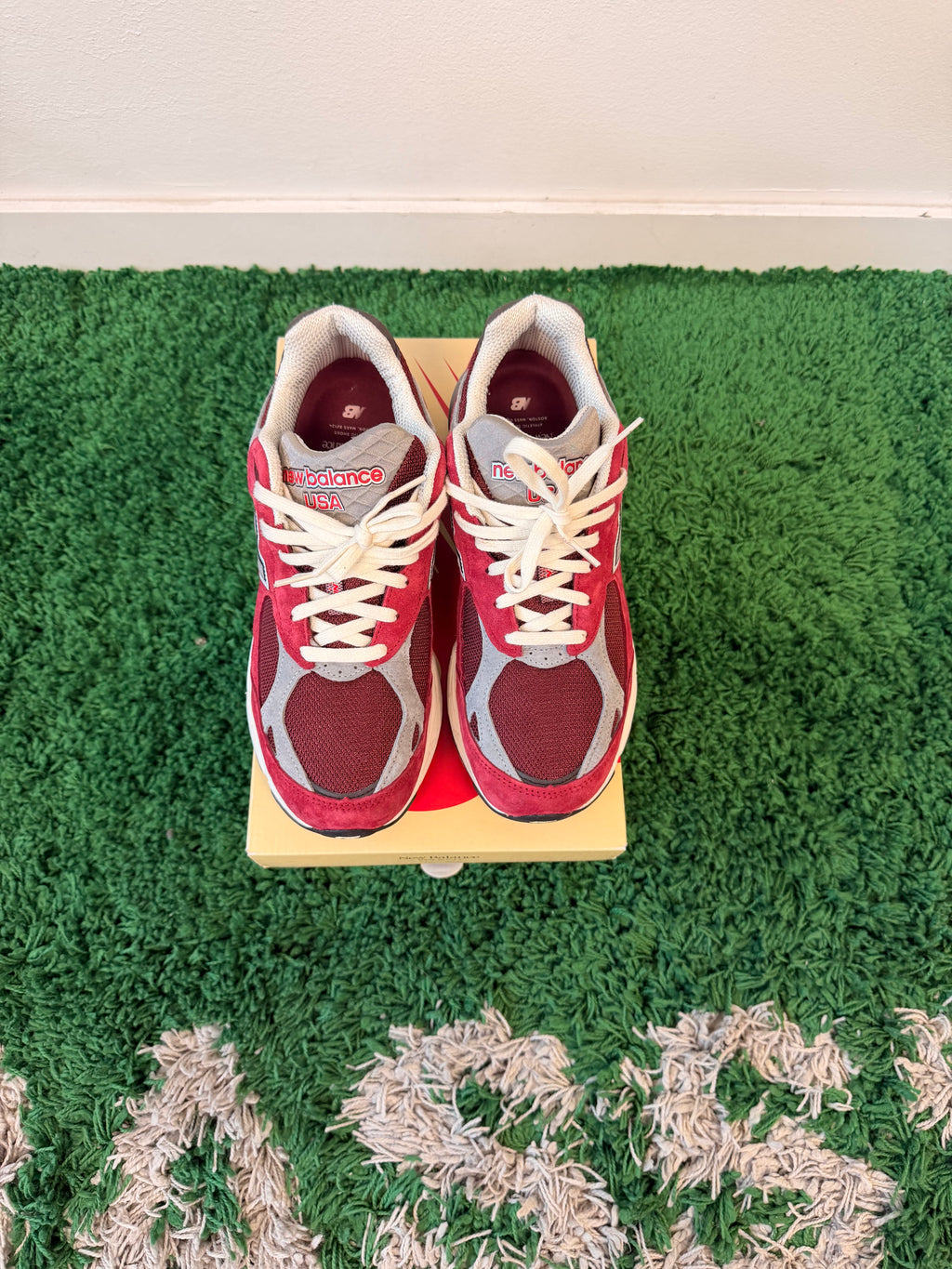 Used New Balance 990v3 MiUSA Teddy Santis Scarlet (Men’s)