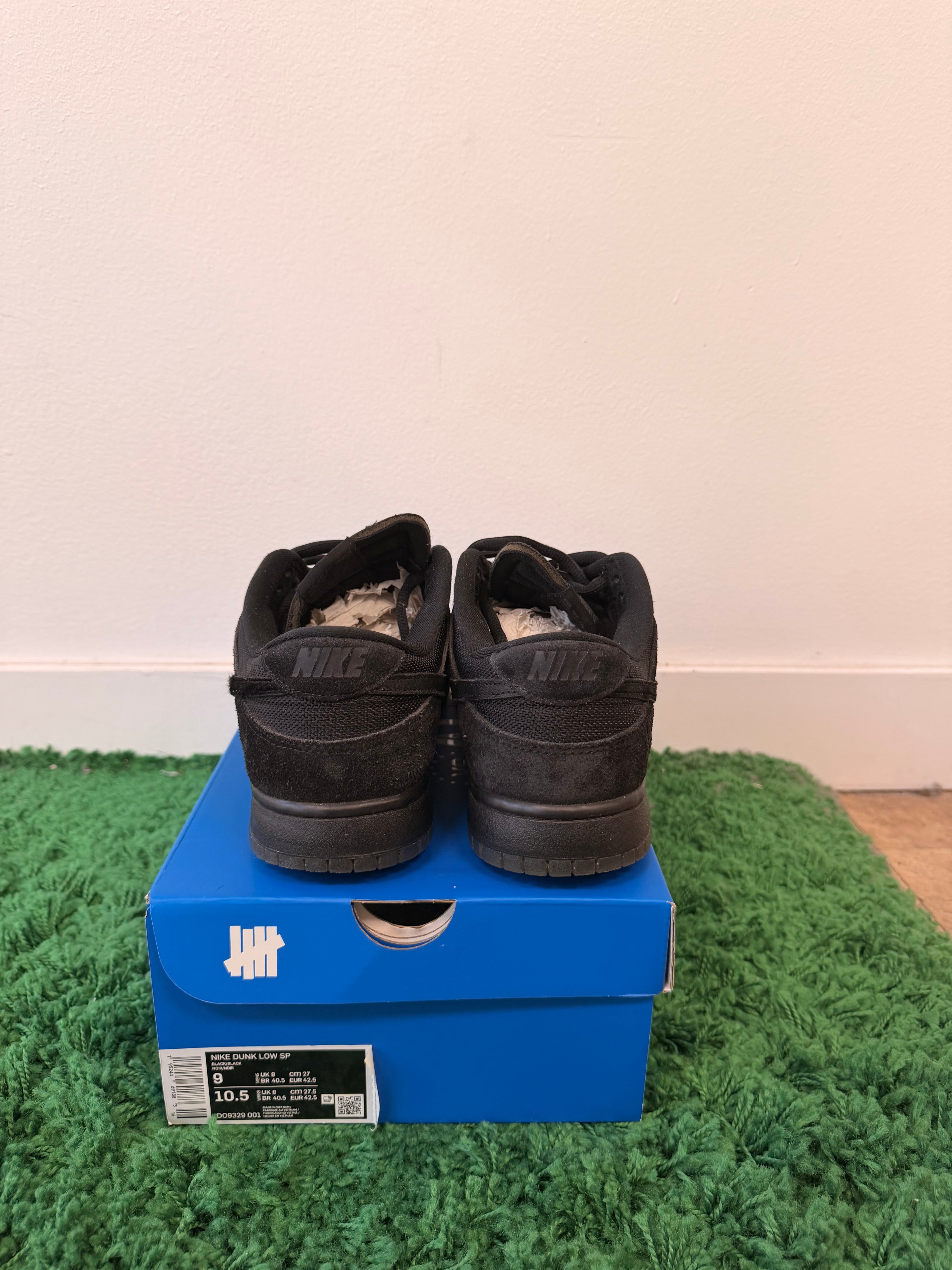 Used Nike Dunk Low Undefeated 5 On It Black (Men’s)