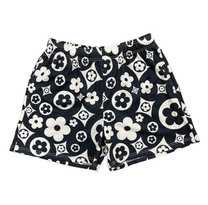 Bravest Studios Flower Shorts Black Cream (Men’s)