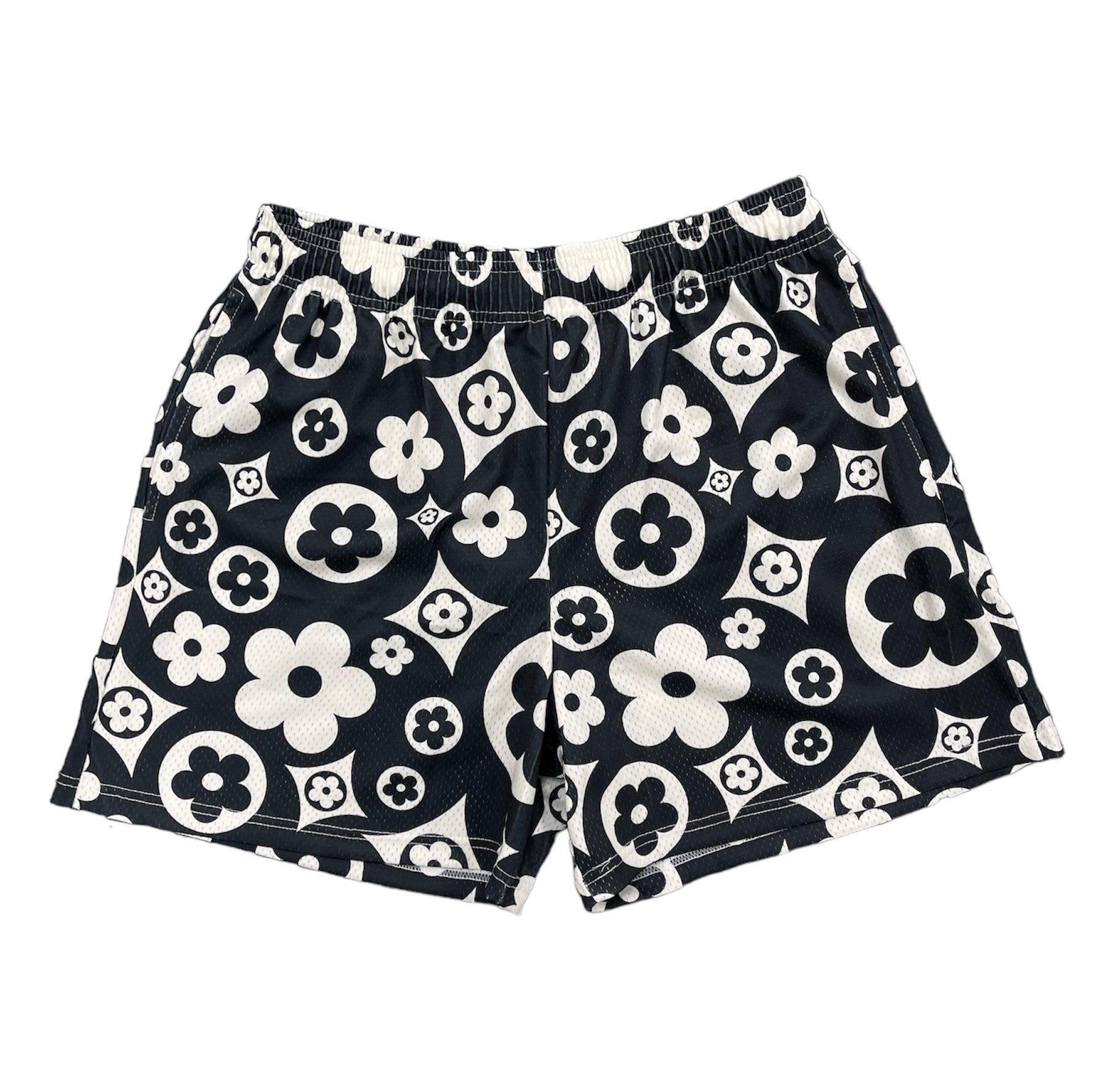 Bravest Studios Flower Shorts Black Cream (Men’s)