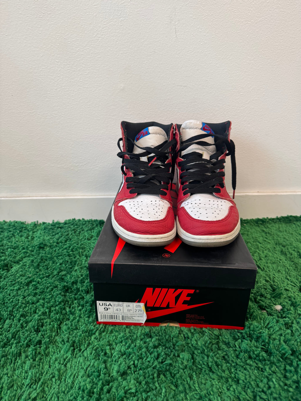 Used Jordan 1 Retro High Spider-Man Origin Story (Men’s)