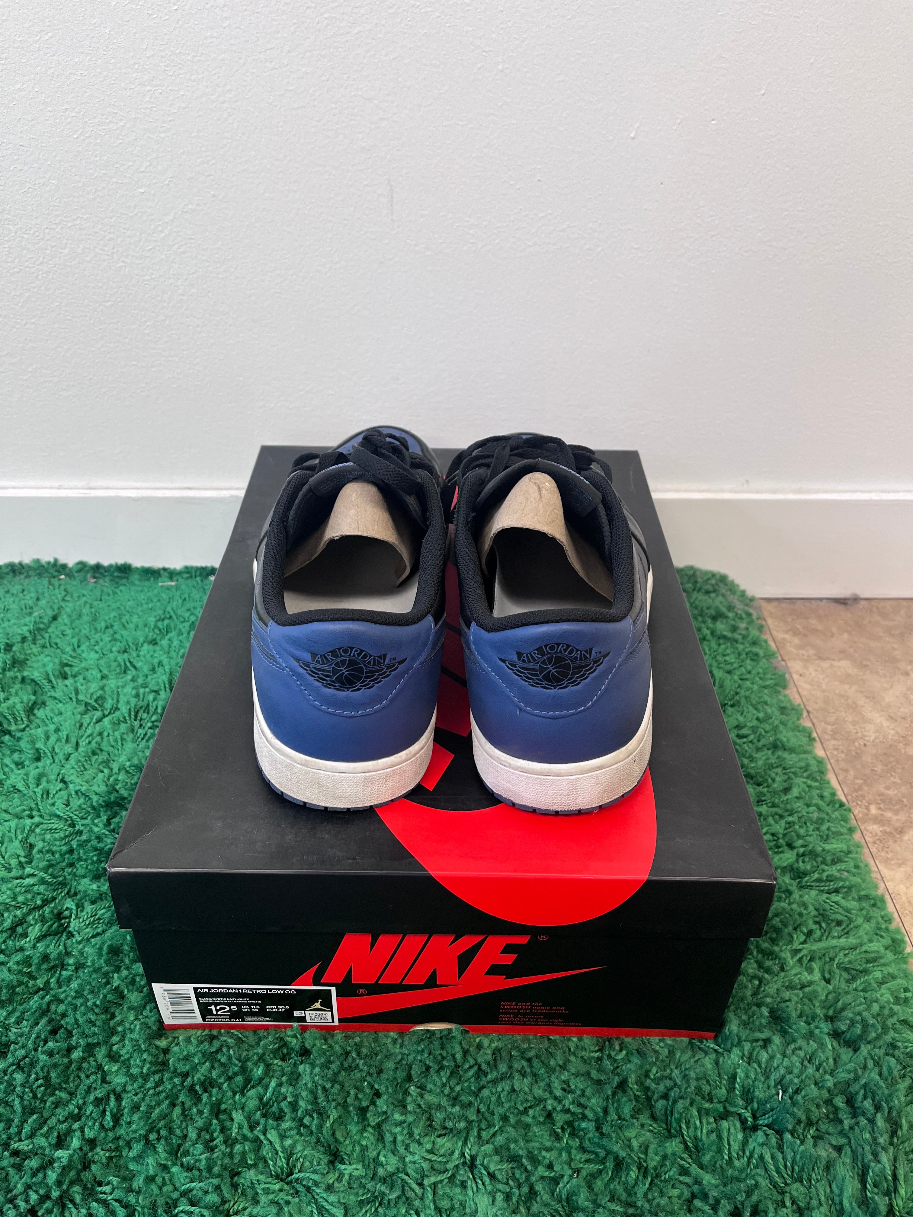 USED Jordan 1 Retro Low Og Mystic Navy (MEN’S)