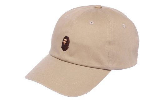 BAPE Ape Head One Point Panel Cap (SS22) Beige