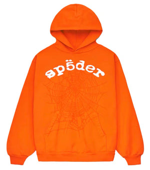 Sp5der Legacy Hoodie Orange