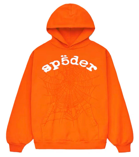 Sp5der Legacy Hoodie Orange