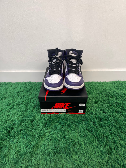 Used Jordan 1 Retro High Court Purple White