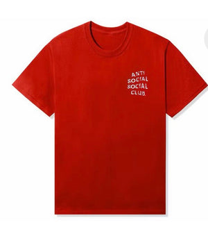 Anti Social Social Club Partly
Cloudy Tee Red