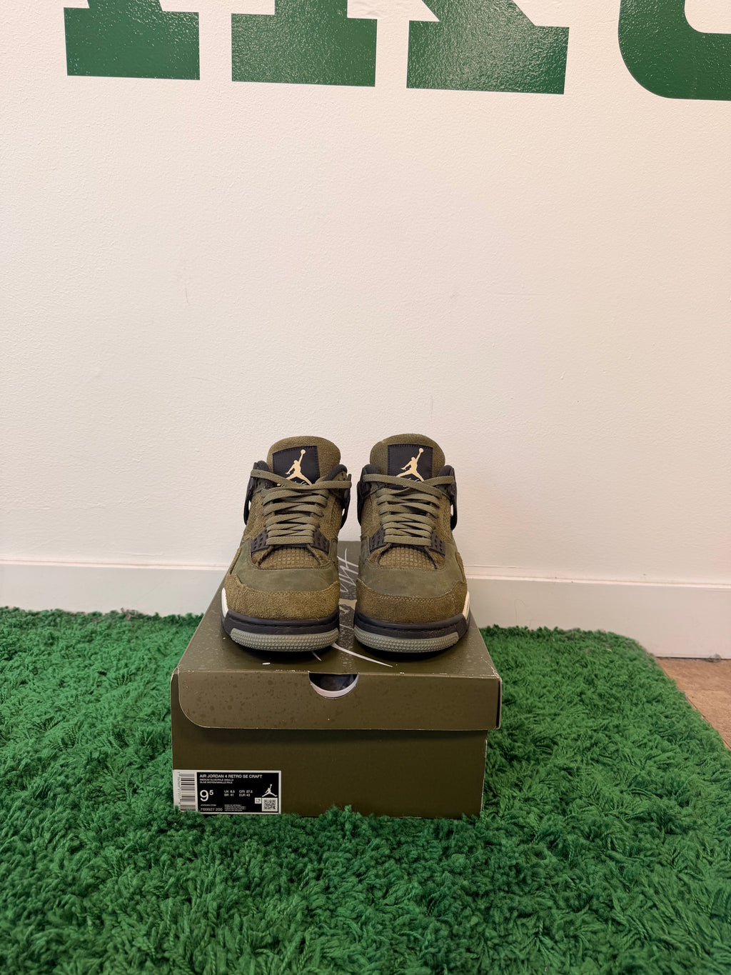 Used Jordan 4 Retro Craft Medium Olive (Men’s)