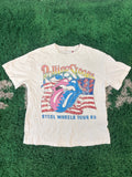 Vintage Rolling Stones Steel Wheels Tour ‘89 Tee White