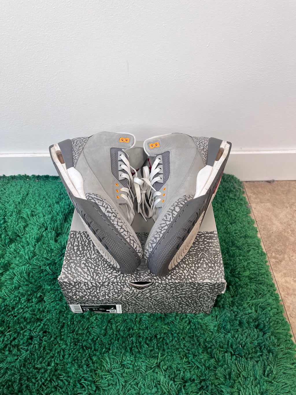 Used Jordan 3 Cool Grey Retro (MENS)