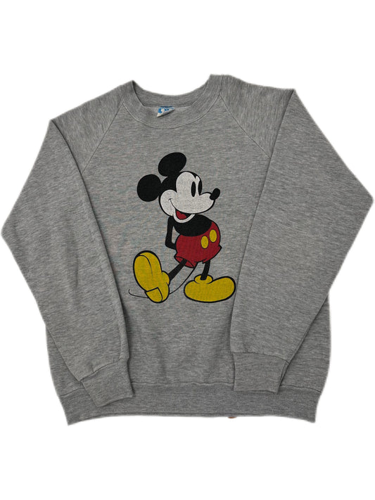Vintage Mickey Mouse crewneck grey