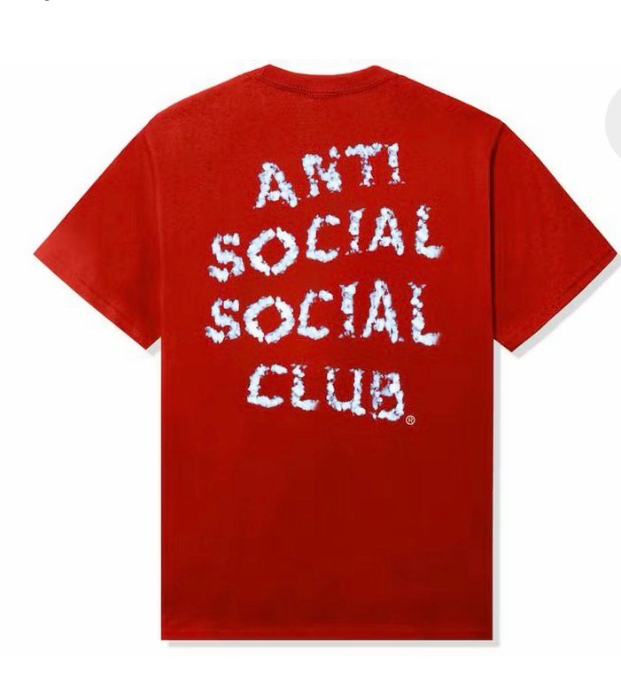 Anti Social Social Club Partly
Cloudy Tee Red