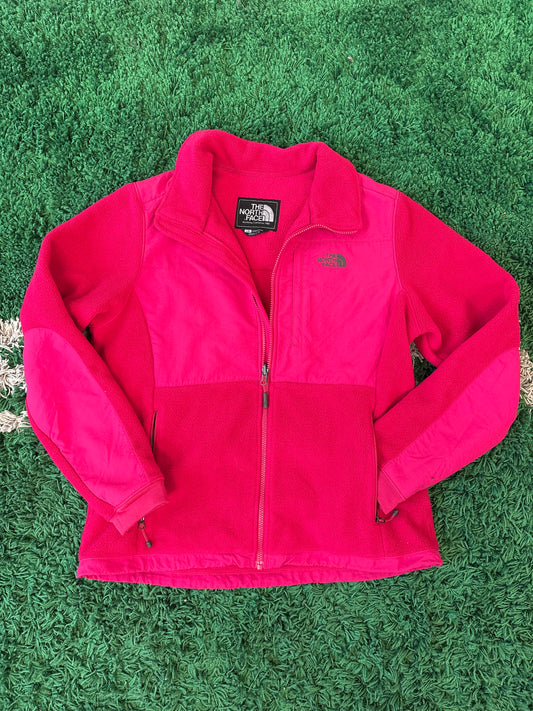 Vintage The North Face Fleece Zip-Up Red
