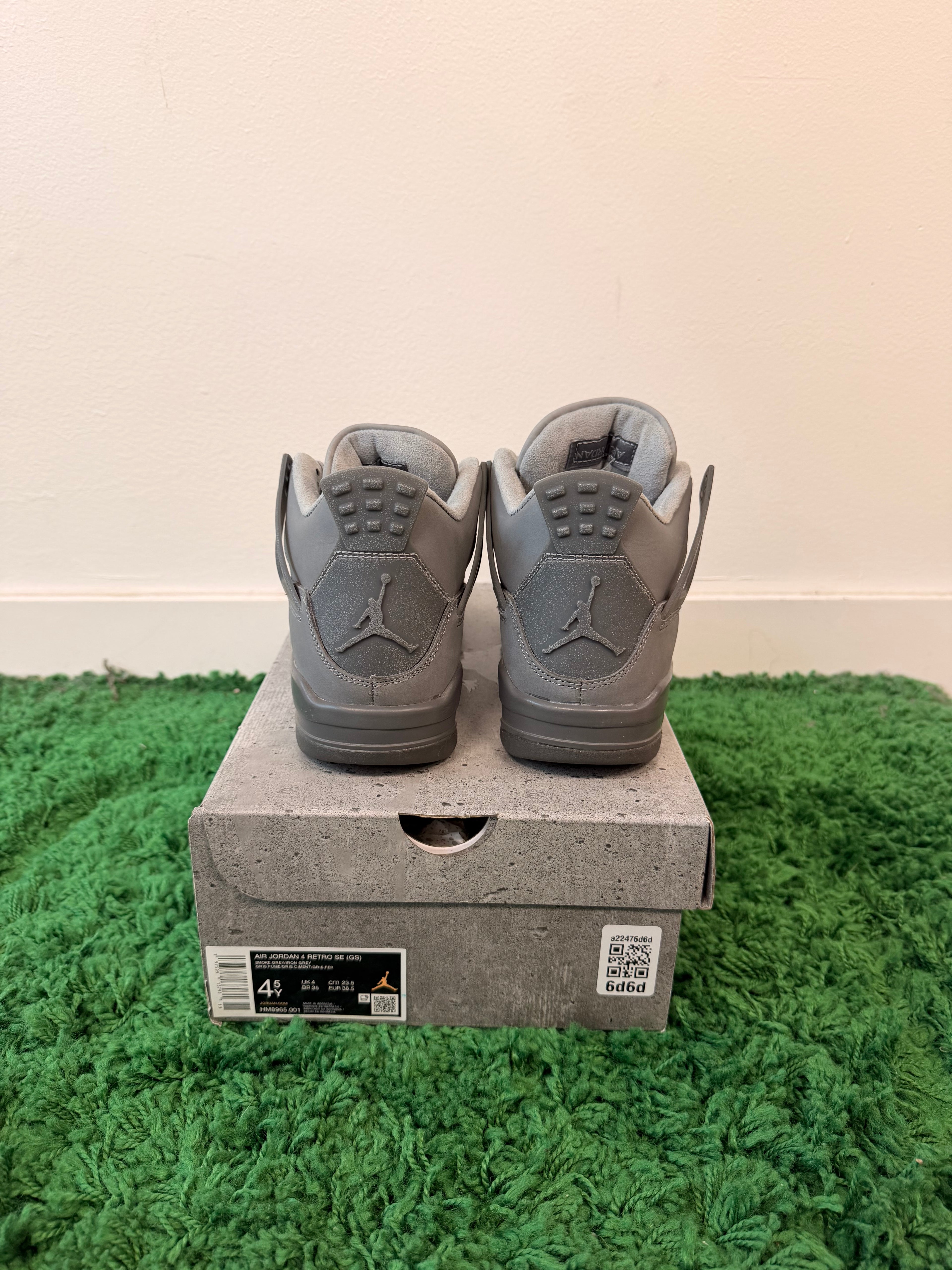 Used Jordan 4 Paris Olympics Wet Cement (Youth)