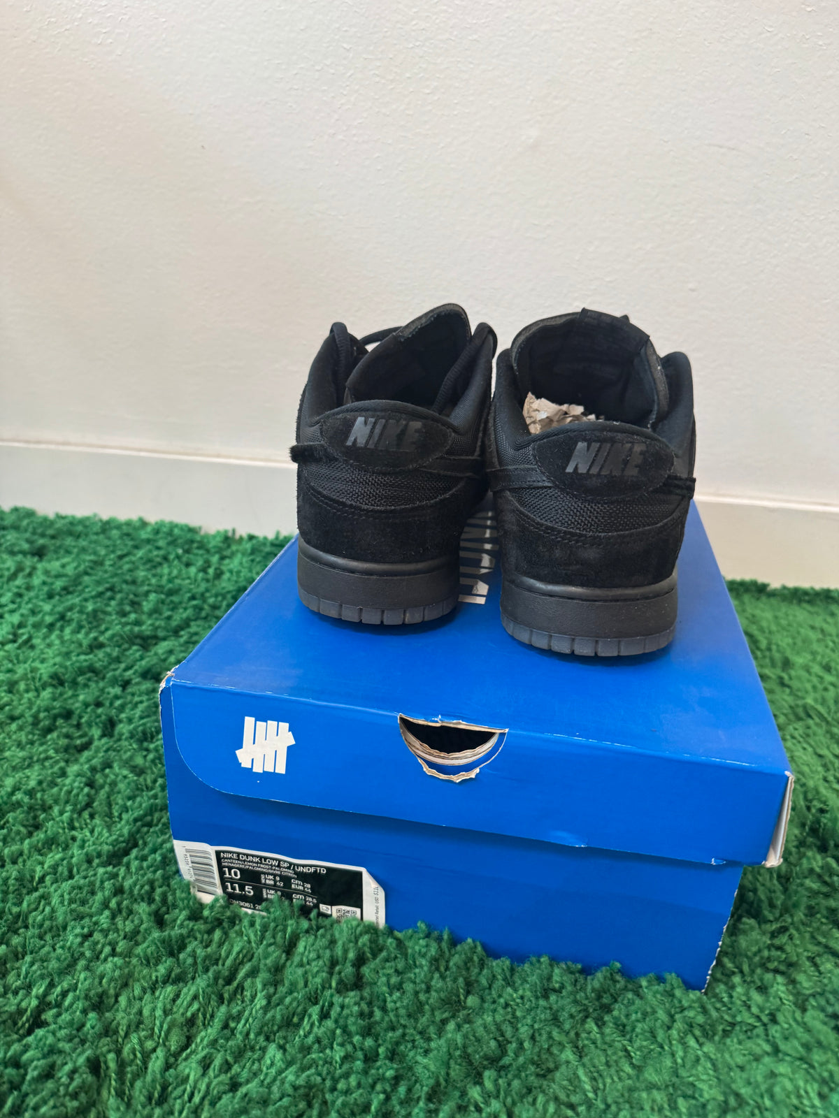 Used Nike Dunk Low SP Undefeated 5 On It Black (Men’s)