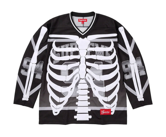 Supreme Bones Hockey Jersey Black