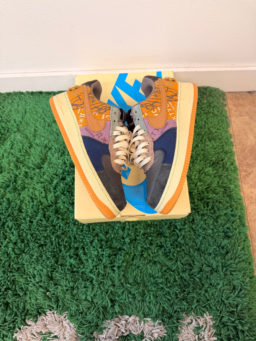 Used Nike Air Force 1 Travis Scott Cactus Jack (Men’s)
