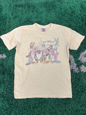 Vintage Looney Tunes Crew Tee Cream