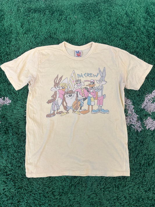Vintage Looney Tunes Crew Tee Cream