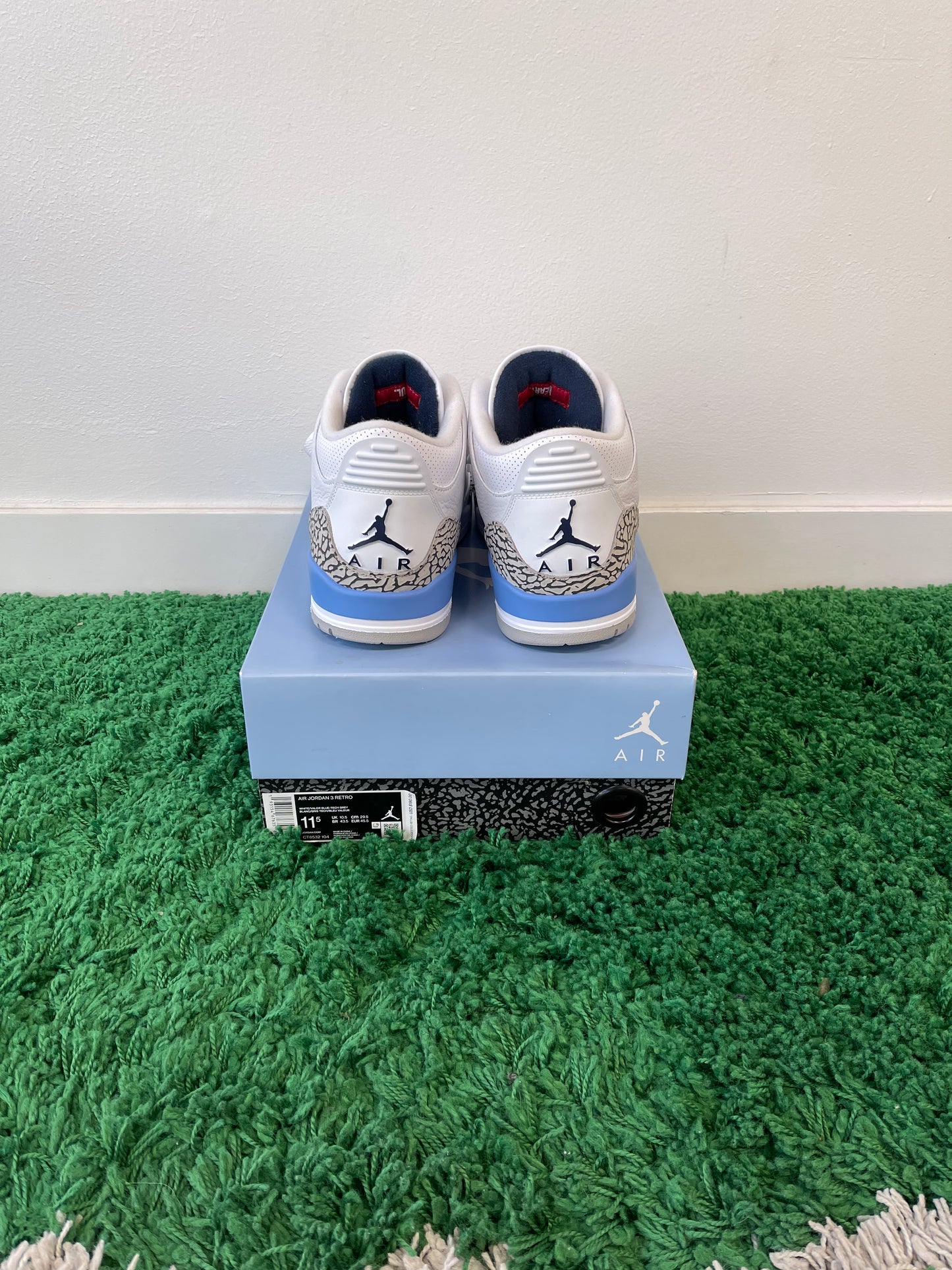 USED Jordan 3 Retro UNC (Men’s)