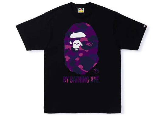 Bape Color Camo By Bathing Ape Tee SS22 Black Purple