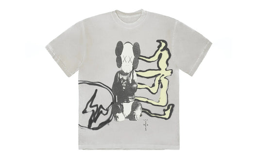 Travis Scott Cactus Jack + Kaws For Fragment Tee Aged Yellow