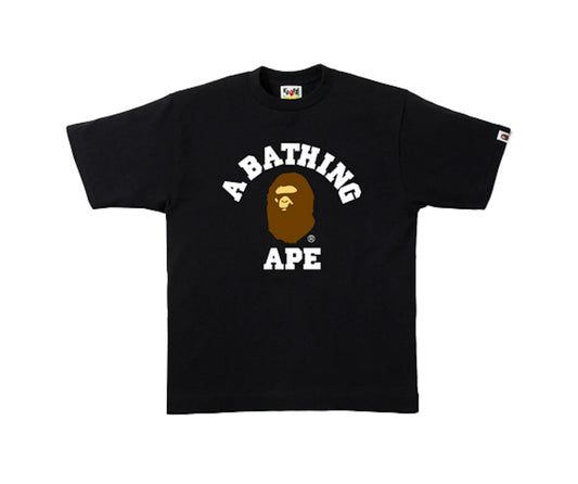 Bape College Tee Black