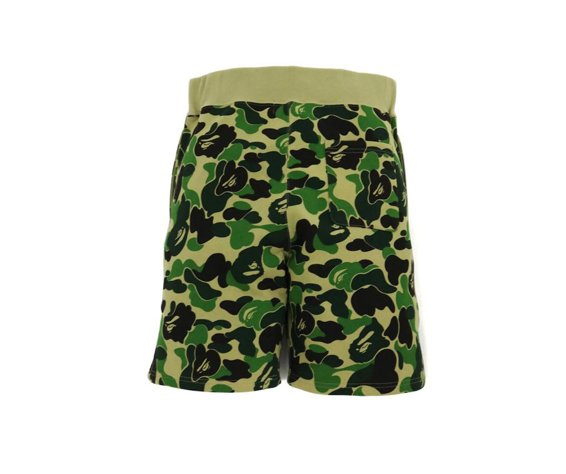 Bape Big ABC Camo Shorts Green