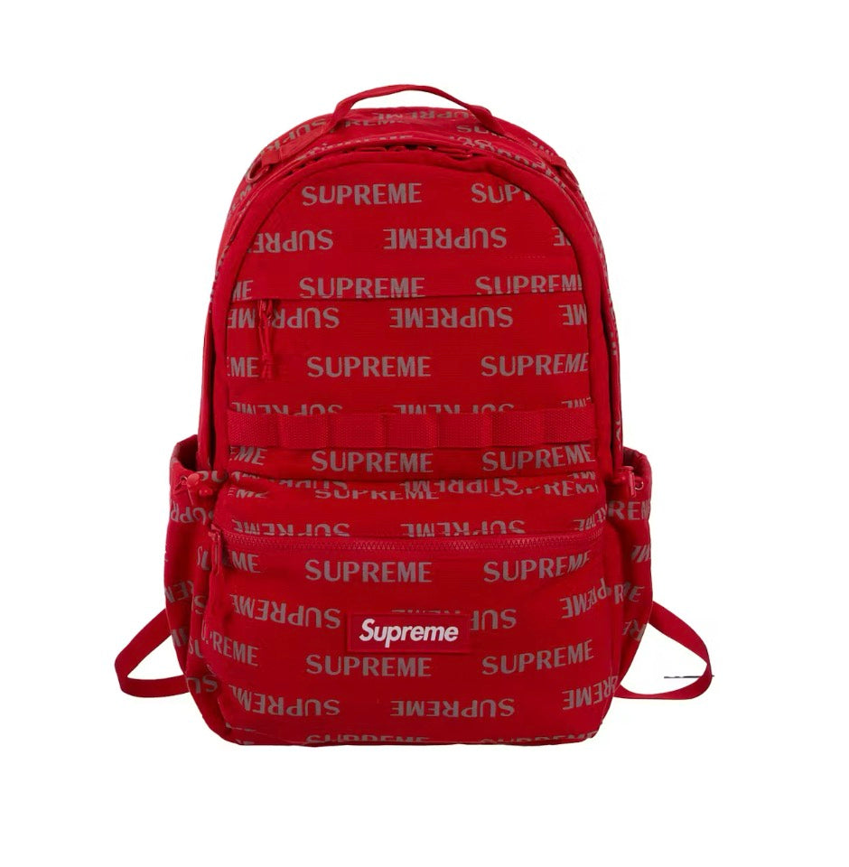 Supreme Logo Backpack FW26 Red