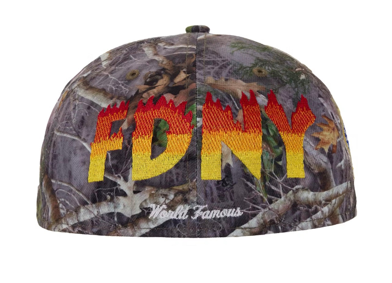 Supreme FDNY Box Logo New Era 59Fifty Fitted Cap TrueTimber Kanati Camo