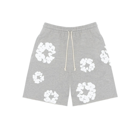 Denim Tears Cotton Wreath Shorts Grey