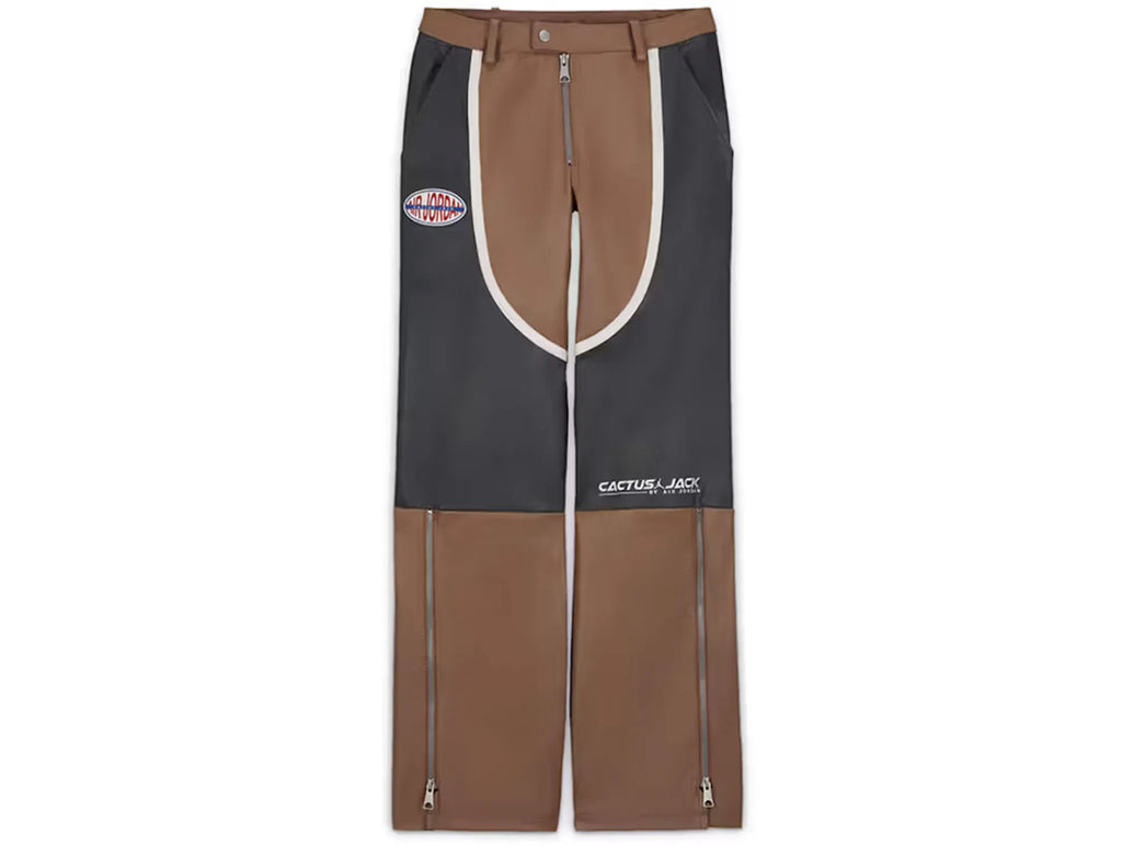 Jordan x Travis Scott Cactus Jack Women’s Leather Pants Archaeo Brown