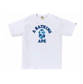 Bape ABC Camo College Tee White/Blue