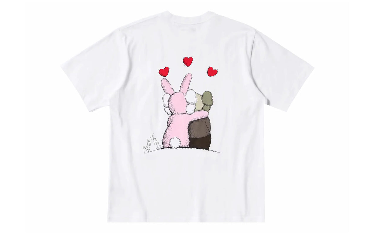 KAWS x Uniqlo Warhol UT Love Graphic Tee White
