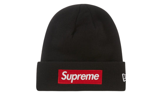 Supreme New Era Box Logo Beanie Black FW22