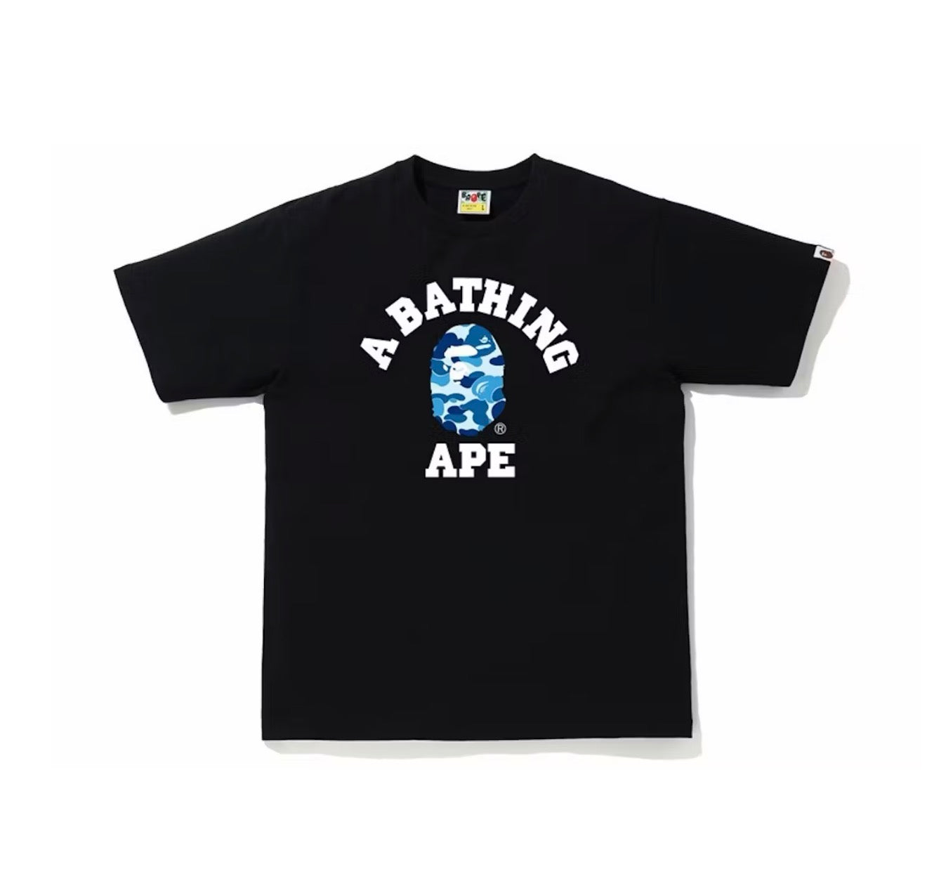 Bape ABC Camo College Tee Black/Blue
