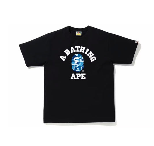Bape ABC Camo College Tee Black/Blue