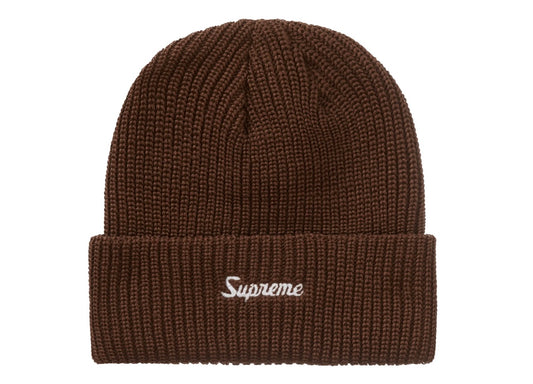 Supreme Loose Gauge Beanie Brown