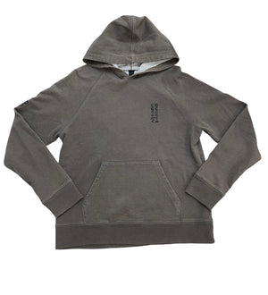 Used Chrome Hearts Y Not Vertical Logo Embroidery Hoodie Mocha