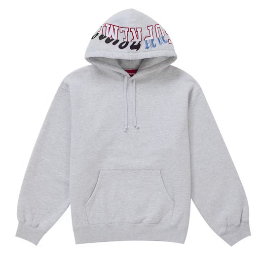 Supreme Multi Logo Hooded Sweatshirt Heather Grey